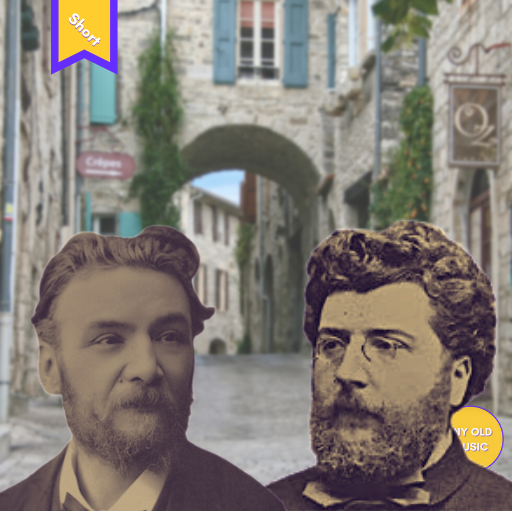 Guiraud and Bizet take a stroll through a street in Provence in France.